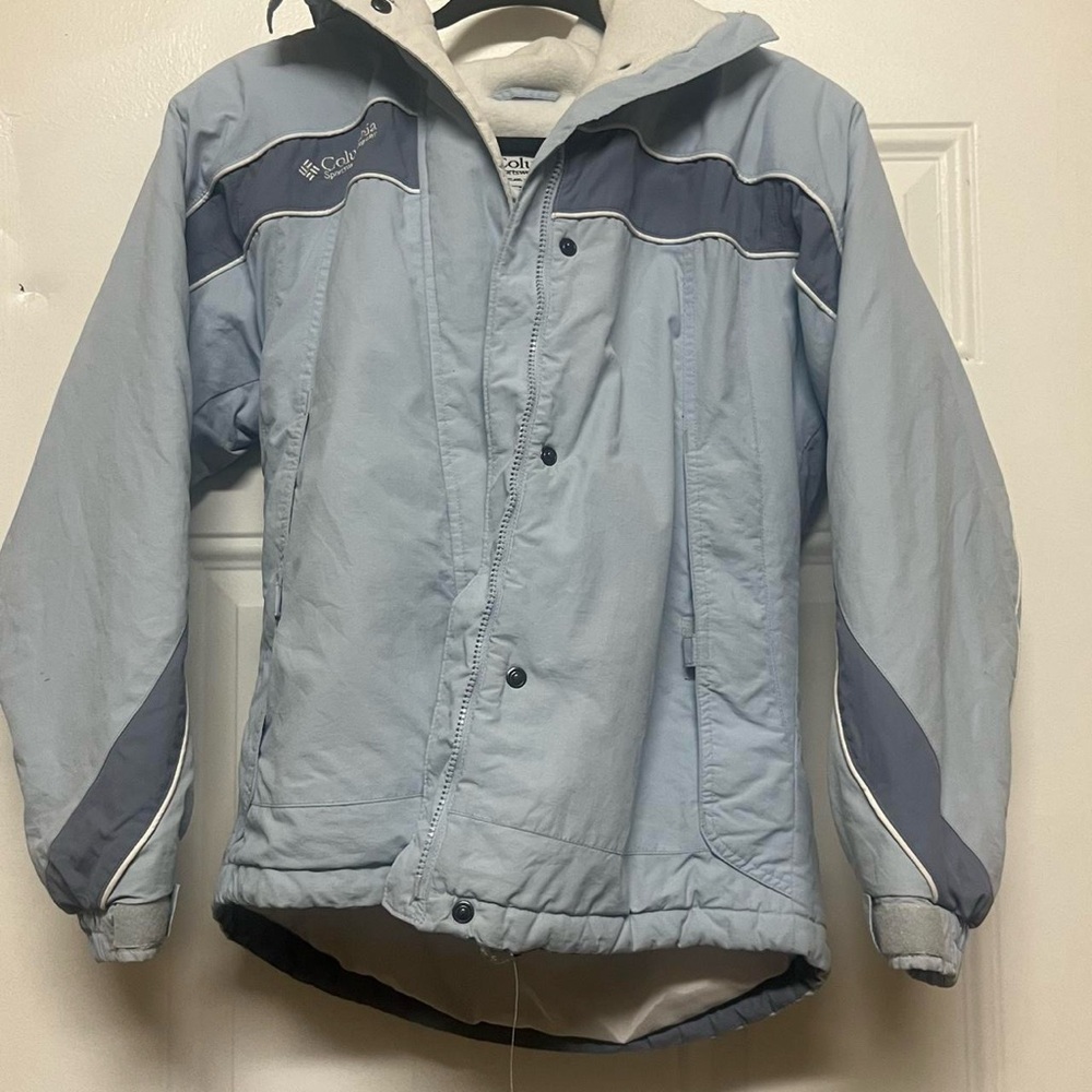Columbia Light Blue womens Winter Jacket